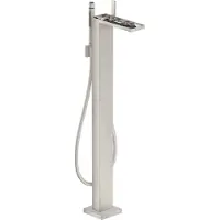 Hansgrohe Einhebel-Wannenmischer AXOR MYEDITION bodenst o Platte stainless steel optic stainless steel optic