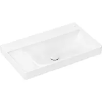 Hansgrohe Aufsatzwaschtisch ge Xelu Q 800x480mm mit Abla.links o.Hl/?Loch SmartClean wei?, 61035450