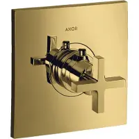 Hansgrohe Thermostat AXOR CITTERIO HOGHFLOW 59 l/m UP m KreGr polished gold optic polished gold optic
