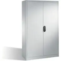 C+P Aktenschrank Acurado mit Drehtüren, 5 Ordnerhöhen, H1950xB1200xT400mm Weißaluminium
