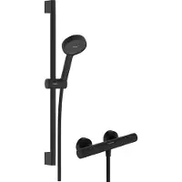 Hansgrohe Activera Select S Brausesystem Aufputz 95 2jet EcoSmart mit Ecostat Fine und Brausestange 65 cm