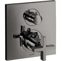 Hansgrohe Fertigmontageset Axor Citterio UP-THM, m Ab- + Um-V, Kreuz, pol. bla vc