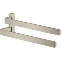 Axor Doppel-Handtuchhalter UNIVERSAL einzeln schwenkbar brushed nickel