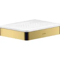 Hansgrohe Seifenschale Axor universal Keramikeinsatz, polished gold optic