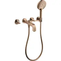 Hansgrohe Fertigmontageset Axor Citterio UP-3-Loch-Wannenarm, m HG, pol. r gol