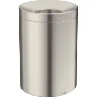 Hansgrohe Abfalleimer Axor Uni. Circular freistehend, Edelstahl-Optik