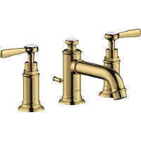 Hansgrohe 3-Loch-Waschtischarmatur 30 Axor Montreux A 143mm, m H-Gr, ZugstAblGar, po gol opt