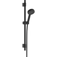 Hansgrohe Activera Select S Brauseset 95 2jet EcoSmart mit Brausestange Varia 72 cm, Mattschwarz