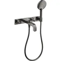 Hansgrohe Fertigmontageset Axor Citterio UP-3-Loch-Wannenarm, m HG, pol. bla vc