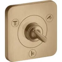 Hansgrohe Fertigset Axor Citterio E UP-Ab- + Um-V 120x120mm, brush. bron
