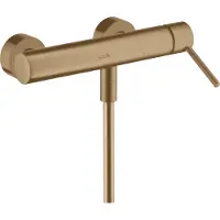Hansgrohe Einhebel-Brausemischer AXOR STARCK DN 15, Aufputz brushed bronze brushed bronze