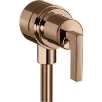 Hansgrohe Absperrventil Axor Citterio Stop m Rückflussverh., Hebel, pol. red gold