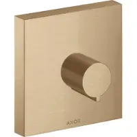 Hansgrohe Fertigmontageset Axor Starck UP-Absperrventil, eckig, brushed bronze