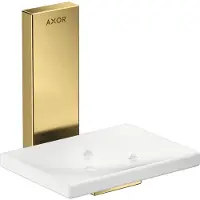 Hansgrohe AXOR Universal Rectangular Seifenschale, Metall, Ablage Glas, 42605