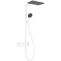 Hansgrohe Raindance Alive Q Showerpipe 210/340 2jet mit ShowerSelect Comfort, Mattweiß