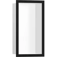 Hansgrohe Wandnische XTRASTORIS Individual mattweiß 300x150x100mm Designrahmen ma-s 300 x 150 x 100 mm Designrahmen mattschwarz