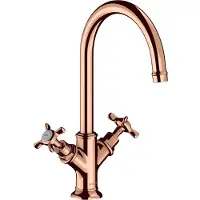 Hansgrohe Zwei-Griff-Waschtischarmatur 210 Axor Montreux A 175mm, m KrG, unver Abl., pol. r gol