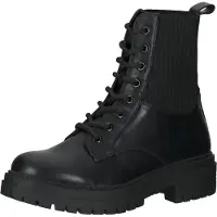La strada Modische Stiefelette Schnürschuhe für Damen 2103169 1901 Schwarz