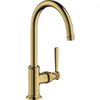 Hansgrohe Waschtisch-Einhebelmischer 210 Axor Montreux A 175mm, unver Abl.garn, pol. gol opt