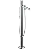 Hansgrohe Fertigmontageset Axor Uno WA-EHM, boden, m Zerogr, Edelstahl-Optik