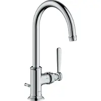 Hansgrohe Waschtisch-Einhebelmischer 210 Axor Montreux Ausl. 175mm, m Zugst.Abl.Gar., chrom