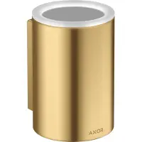 Hansgrohe Zahnputzbecher Axor Universal Circular brushed gold optic