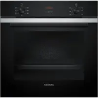 Siemens PowerLine HB213ABS3 - iQ300 Backofen mit 5 Jahre Garantie, Edelstahl, 3D Heissluft, 60 x 60 cm