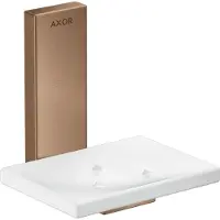Hansgrohe AXOR Universal Rectangular Seifenschale, Metall, Ablage Glas, 42605