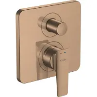 Hansgrohe Einhebel-Wannenmischer AXOR CITTERIO E DN 15 UP m integ Sich-kom bru red gold mit integrierter Sicherungskombination brushed red gold