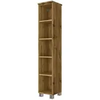 Held MÖBEL Midiregal »Genua«, BxT: 25 x 25 cm, wotaneiche - beige