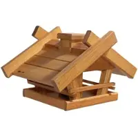 Dobar Großes Design-Vogelhaus Gartenwald - braun