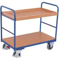 Variofit Etagenwagen niedrig 1.200 x 800 mm 1 Boden und 1 Tablett