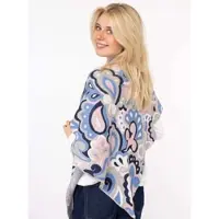 Zwillingsherz Dreieckstuch "Paisley all over" modisches Muster, Strick, wärmend