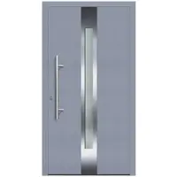 KNOCK Flügelüberdeckende Kunstoff-Haustür »Terra«, grau