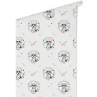 Wallart K&L Wall Art Vliestapete »Kinder Vliestapete«, Baby Waschbär Bär, mehrfarbig, matt - bunt