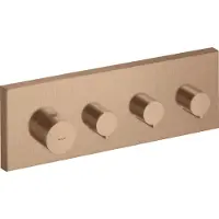 Hansgrohe Thermostatmodul AXOR STARCK SHOWERCOLLECTION DN 20, Unterputz 36x12 brushed red gold brushed red gold