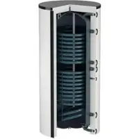 Flamco Standspeicher Duo Solar 750 l, d= 750, weiß, mit EPS-Isolierung