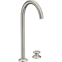 Hansgrohe 2-Loch-Waschtischmischer AXOR ONE Select 260 m PO AG 1 1/4Zoll stainless steel optic stainless steel optic