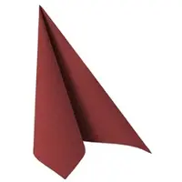 Papstar 14 X 20 Servietten "ROYAL Collection" 1/4-Falz 25 cm x 25 cm bordeaux