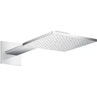 Hansgrohe Kopfbrause Axor mit Brausearm, Wandmontage chrom chrom 250/250 1jet, mit Brausearm