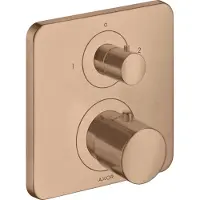 Hansgrohe Thermostat AXOR CITTERIO M UP 2 Verbr m Ab-/Umstellv. bru red gold 2 Verbraucher, mit Ab-/Umstellventil brushed red gold