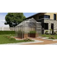 Vitavia Gewächshaus »Mars Plus 6700«, BxHxL: 195 x 209,5 x 131 cm - silberfarben