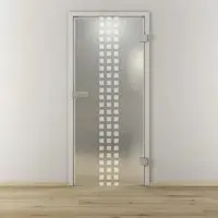 NOVADOORS Glasdrehtür »NOVA 502«, matt - transparent