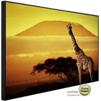 Papermoon Infrarotheizung »EcoHeat - Giraffe von Kilimanjaro«, Matt-Effekt - bunt