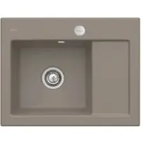 Villeroy & Boch Keramikspüle 331202TR, Subway 45 Compact Einbauspüle - inkl.