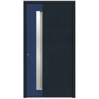 KNOCK Aluminium-Haustür »Marte«, anthrazit / stahlblau