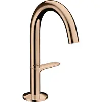 Hansgrohe Waschtisch-Einhebelmischer Sel. 140 Axor One A 122mm, m Pus-Op-Abl, pol. r gol