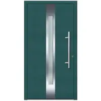 KNOCK Flügelüberdeckende Kunstoff-Haustür »Terra«, moosgrün - gruen
