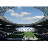 Wallart K&L Wall Art Vliestapete »XXL Vliestapete«, Hertha BSC Stadion Berlin, mehrfarbig, matt - bunt