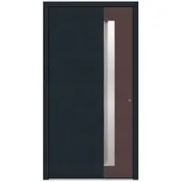 KNOCK Aluminium-Haustür »Marte«, anthrazit / sepiabraun